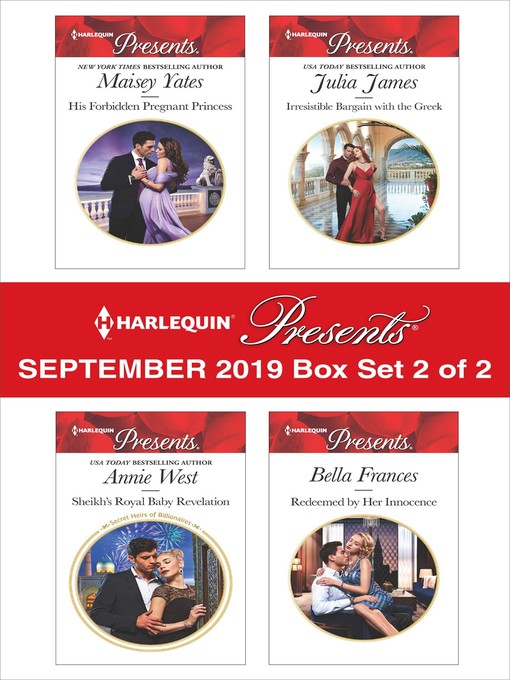 Title details for Harlequin Presents, September 2019, Box Set 2 of 2 by Maisey Yates - Available